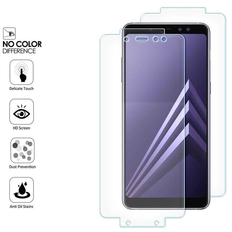 360 apsauginės ekrano ir nugarėlės plėvelės (pilnai dengiančios) (GALAXY A8) 360 apsauginės ekrano ir nugarėlės plėvelės (pilnai dengiančios) (GALAXY A8)